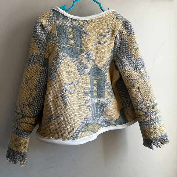 Handmade Toddler Blanket Jacket - Picture 2 of 3